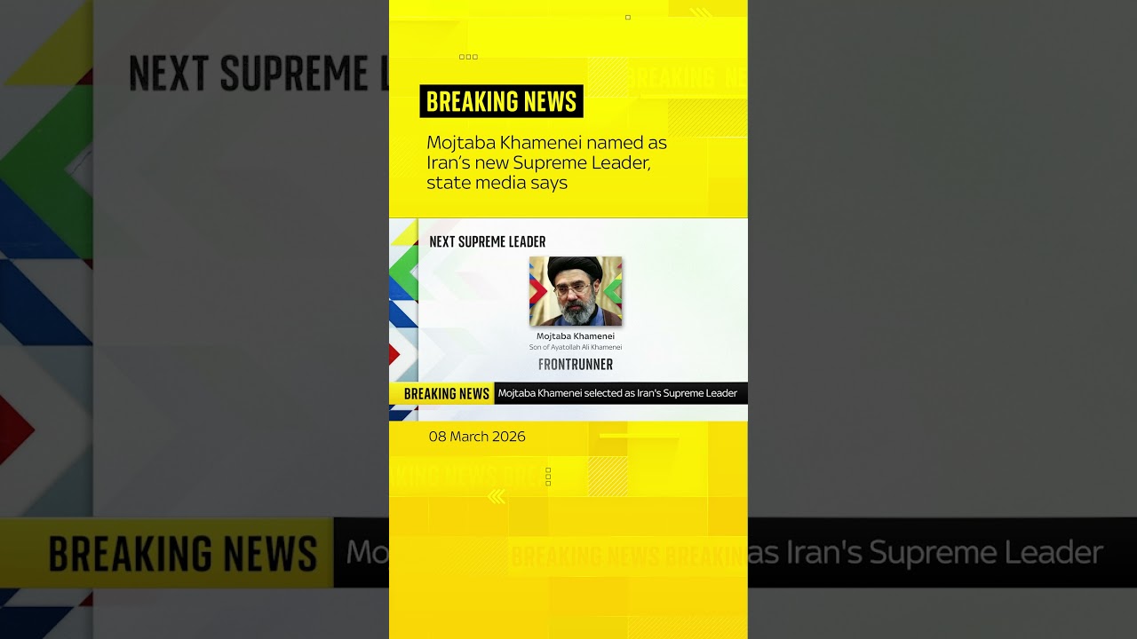Mojtaba Khamenei named Iran's new Supreme Leader