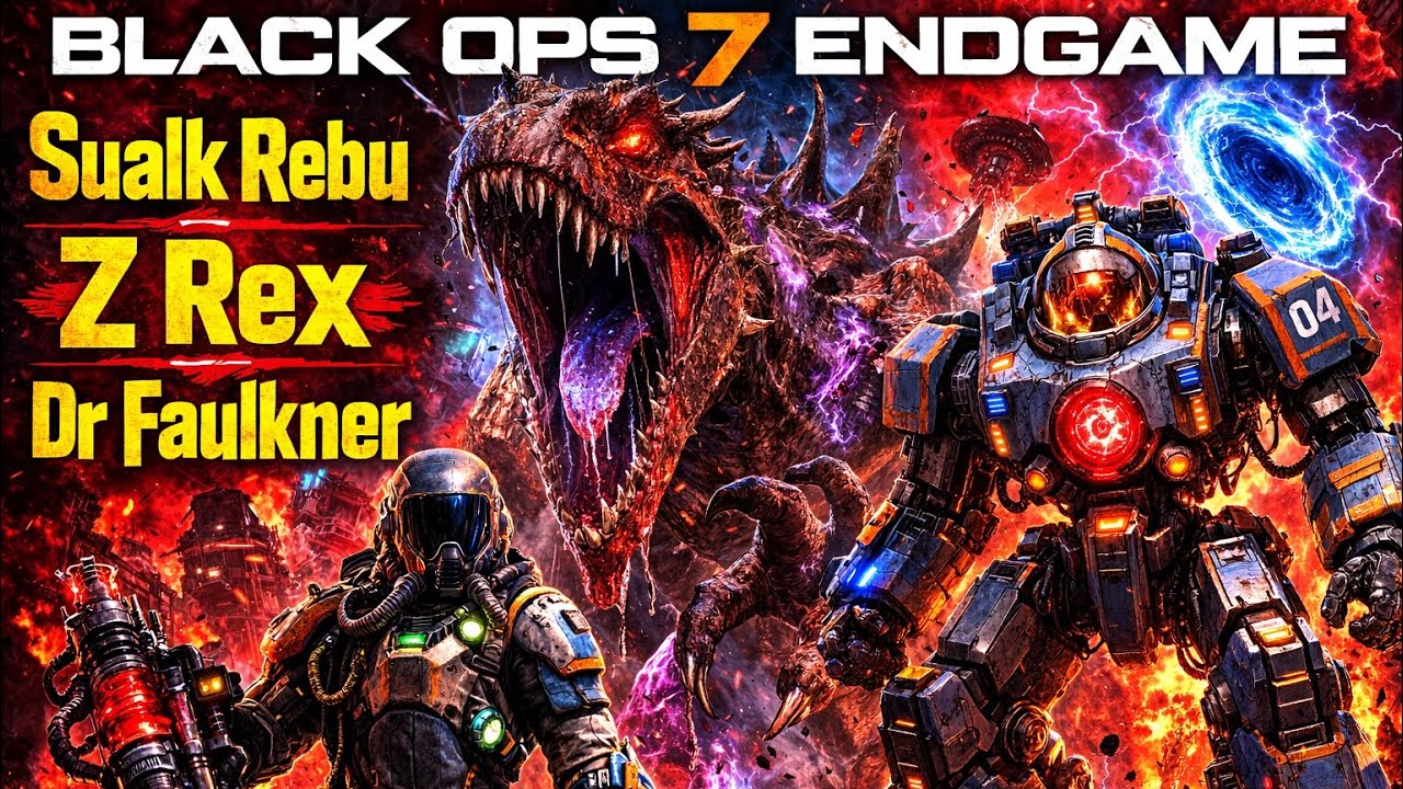 Black Ops 7 Endgame Exotic Guild Strike boss plus Z Rex and Dr Faulkner 