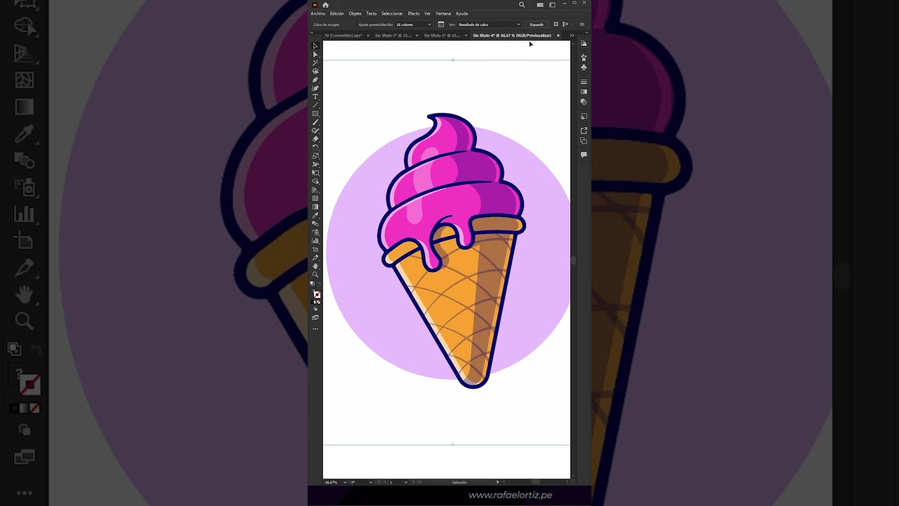 Crear ilustraci&oacute;n vectorial f&aacute;cil a partir de una imagen en Adobe Illustrator