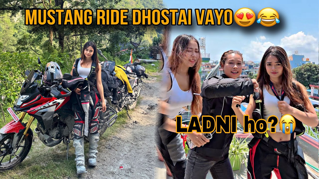 MUSTANG RIDE MA DHOSTAI KUDAYO KT HARLE😰😍 @BEBO2002. @riderpunam