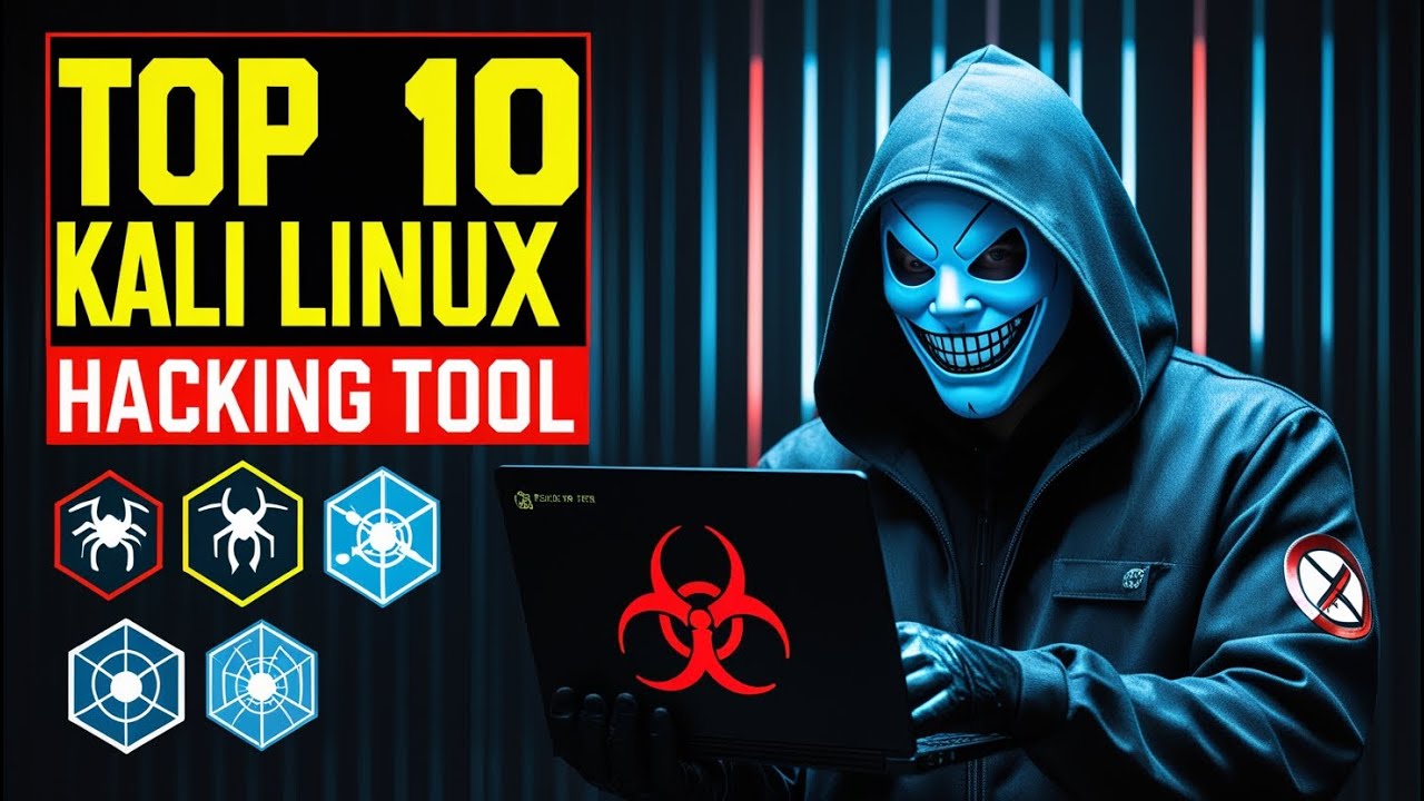 Top 10 Kali Linux Hacking Tools - 2025 Edition
