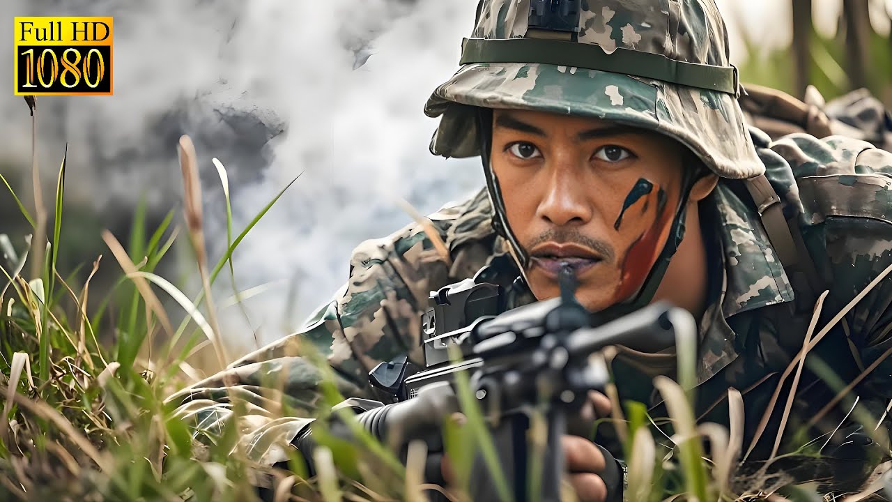 【ENG SUB】敵軍半夜搞突襲，小隊長帶領志願軍巧用地形直接把敵軍包圍，直接一舉拿下 | 偵察英雄 #movie #战争 #抗战