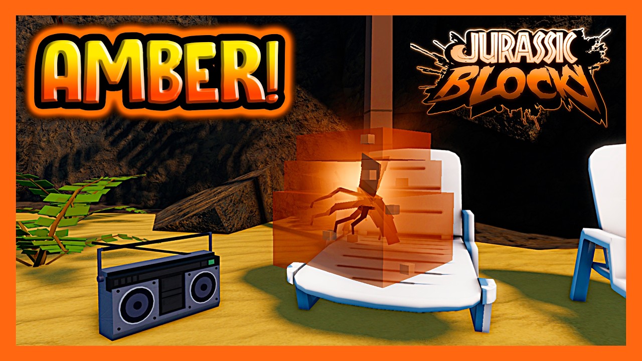 ALMOST ALL AMBER LOCATIONS! (NEW MAP GUIDE) - Roblox Jurassic Blocky