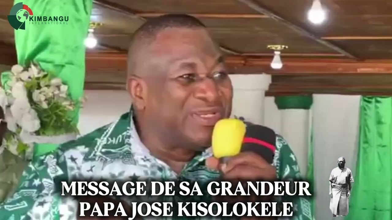 🇨🇬-BRAZZAVILLE  | MESSAGE DE SA GRANDEUR PAPA JOSE KISOLOKELE DU DIMANCHE 18 JANVIER 2026