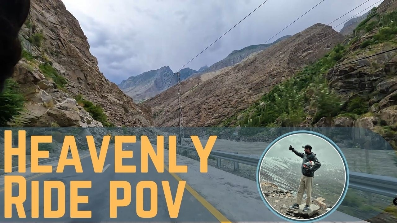 Heavenly Ride POV | Epic Motorcycle Journey Through Pakistan Mountains