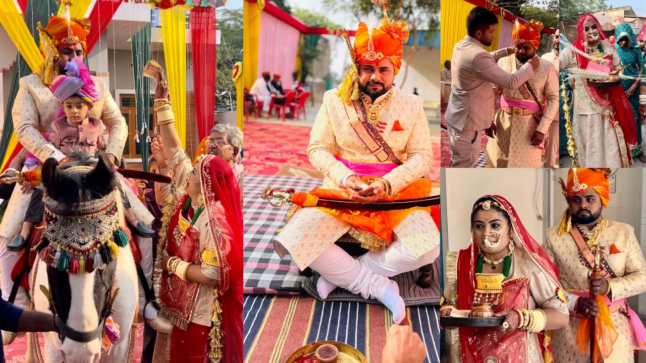 Shaadi ka din Rajputi Wedding | बारात हुईं रवाना | दोनों जीजोसा ने मिल के किया तैयार