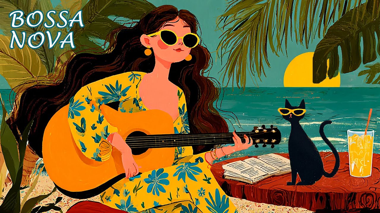 Sunny Island Bossa Nova Covers 2025 🌞🌴 Soft Latin Jazz for Relax & Focus - Island Mood Jazz