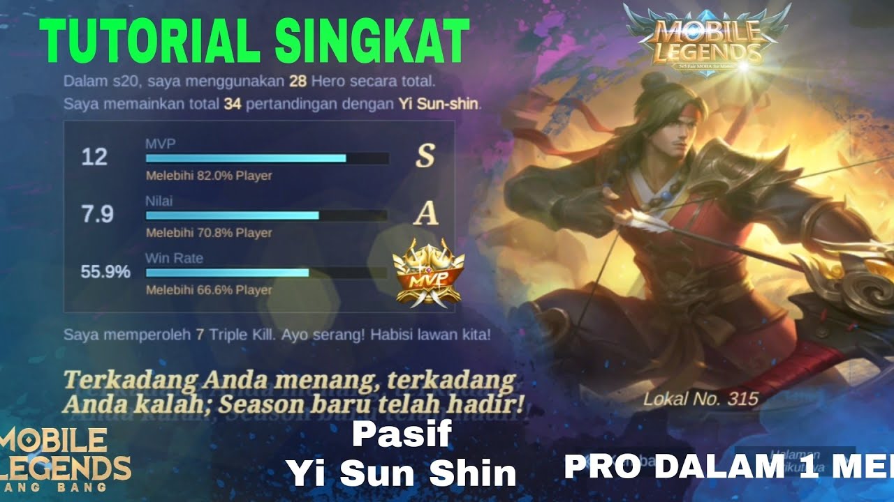 TUTORIAL PASIF YI SUN-SHIN !!! PRO DALAM 1 MENIT.