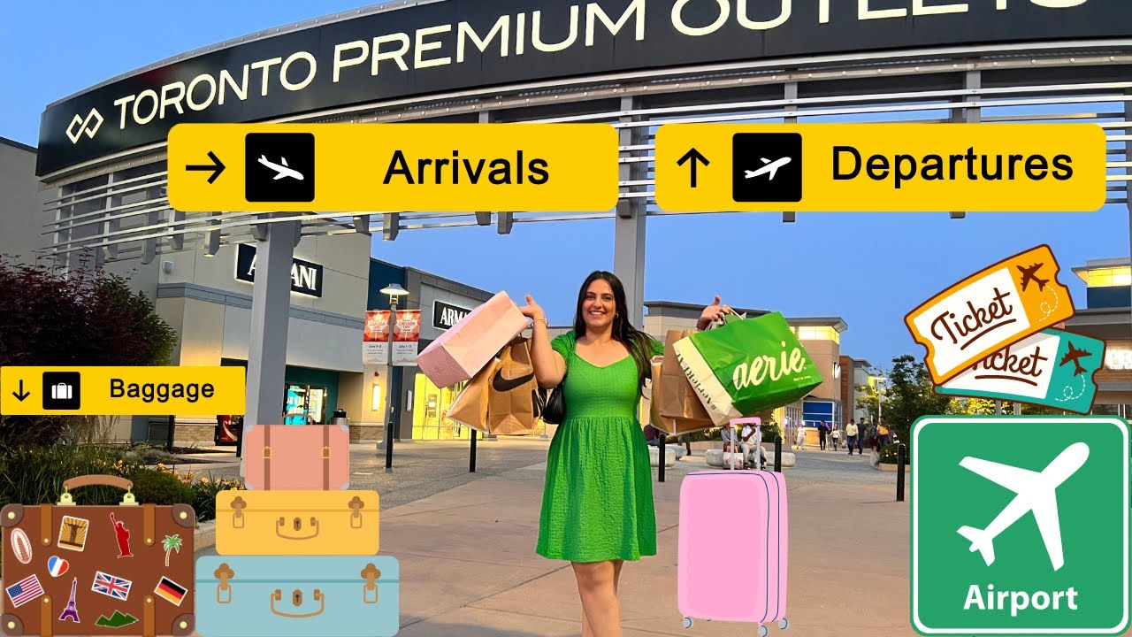 Shopping in Toronto Premium Outlets for Upcoming Surprise International Trip!! Be Caind Vlogs