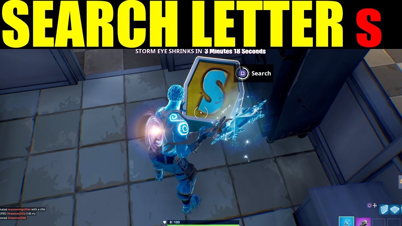 Search the letter s in wailing woods LOCATION! week 4 season 7 challenge guide