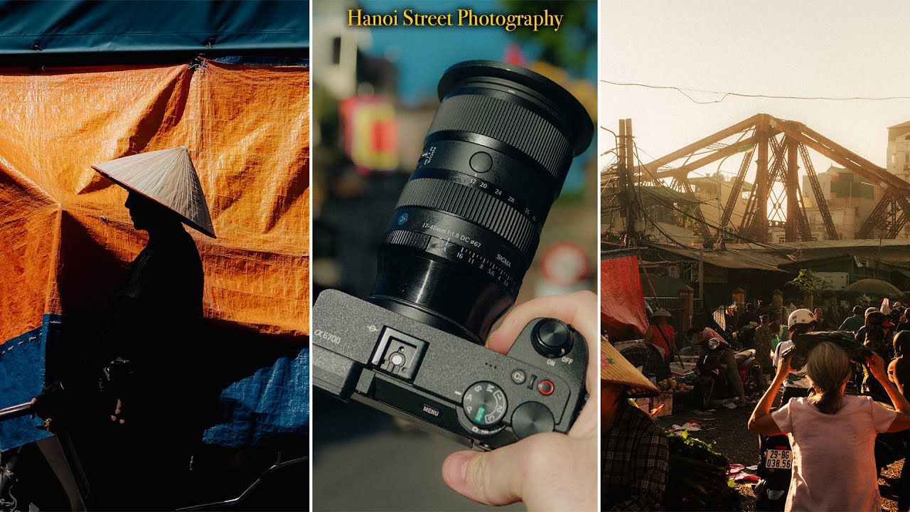 Невероятная уличная фотография от первого лица во Вьетнаме, Ханое | Sony A6700