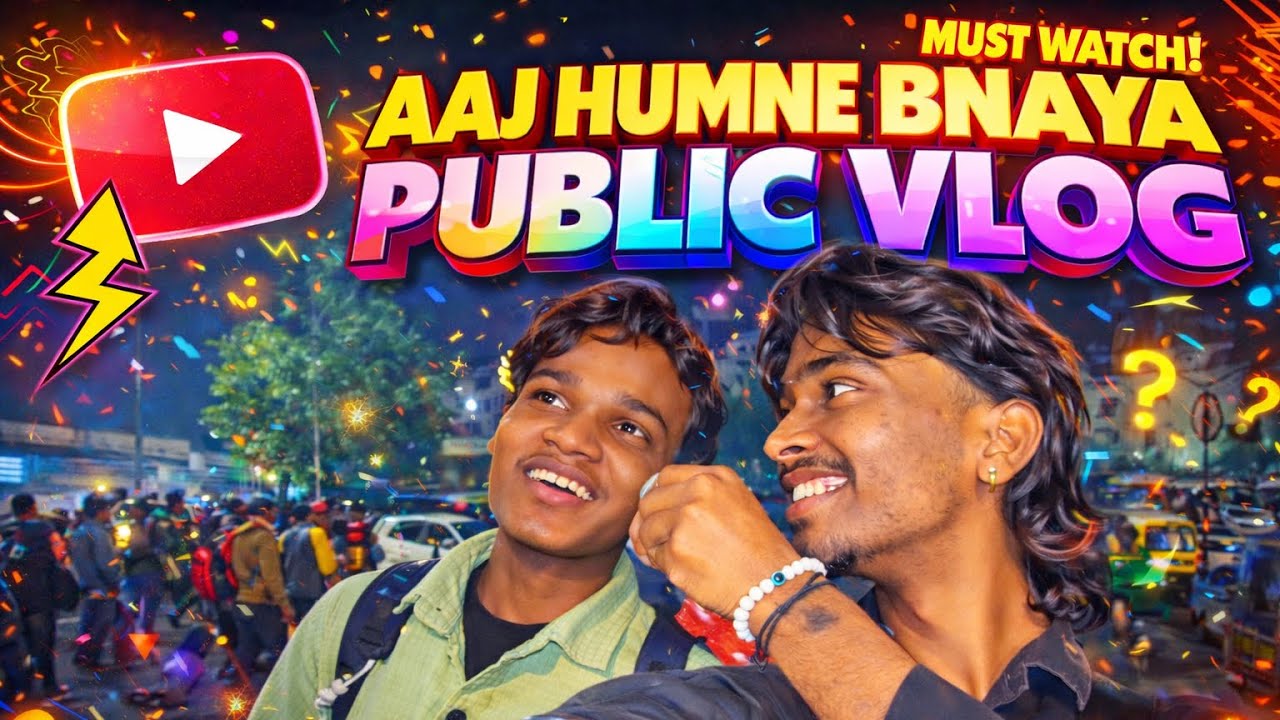 AAJ HUMNE BNAYA PUBLIC VLOG! 😱 (Log Hairan Ho Gaye) @souravjvlogs 