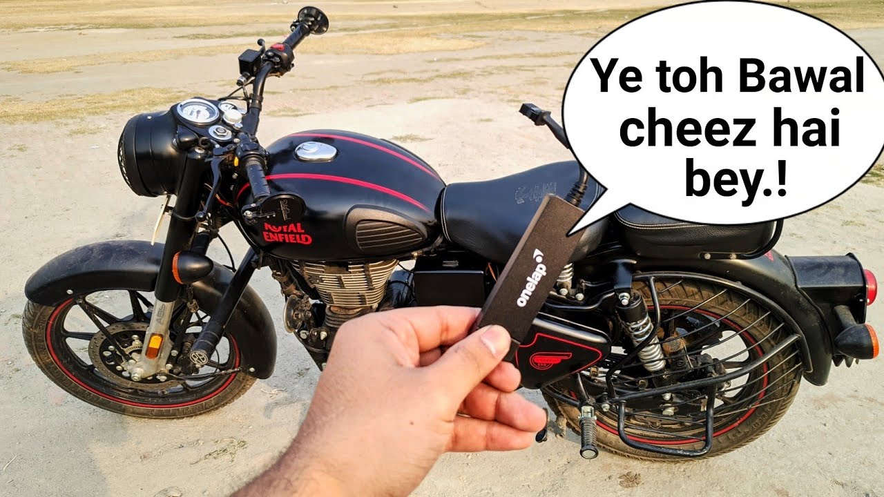 This Device Will Make Your Bike Safe |Installing @Onelap  GPS Tracker in Classic 350 😍