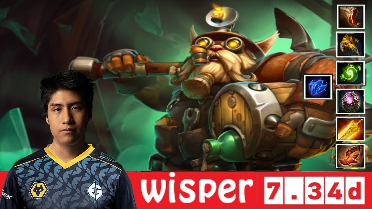 [DOTA 2] OG.Wisper the BREWMASTER [OFFLANE] [7.34d] [2]