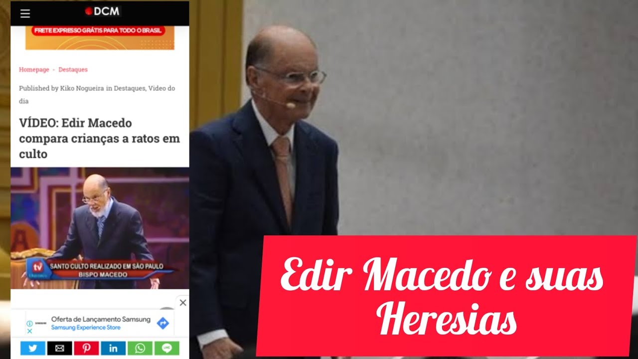 Edir Macedo e suas heresias #crente #gospel #pastor #religião