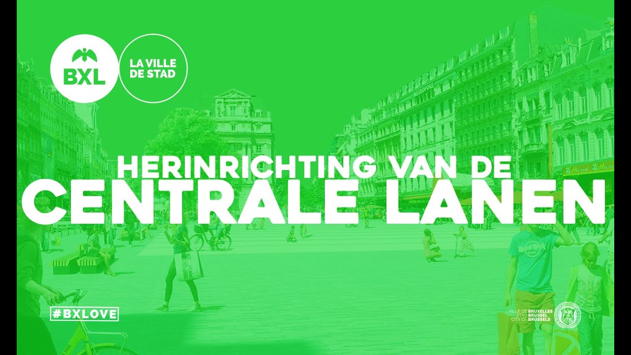 Herinrichting van de centrale lanen van de Stad Brussel