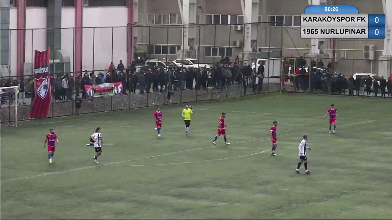 Karaköyspor FK - 1965 Nurlupınarspor Süper Amatör Lig Play Off 2.Hafta Müsabakasının ikinci yarısı..