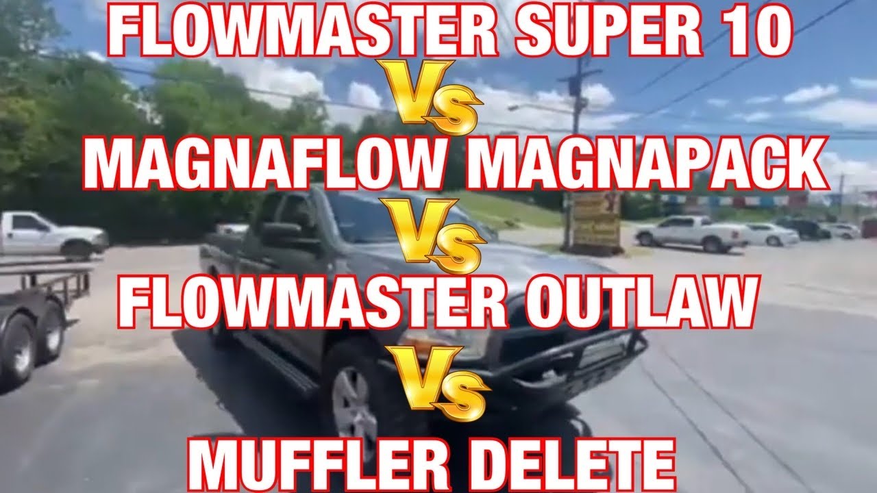 RAM 1500 5.7 HEMI: MAGNAFLOW MAGNAPACK Vs FLOWMASTER OUTLAW Vs MUFFLER DELETE Vs FLOWMASTER SUPER 10