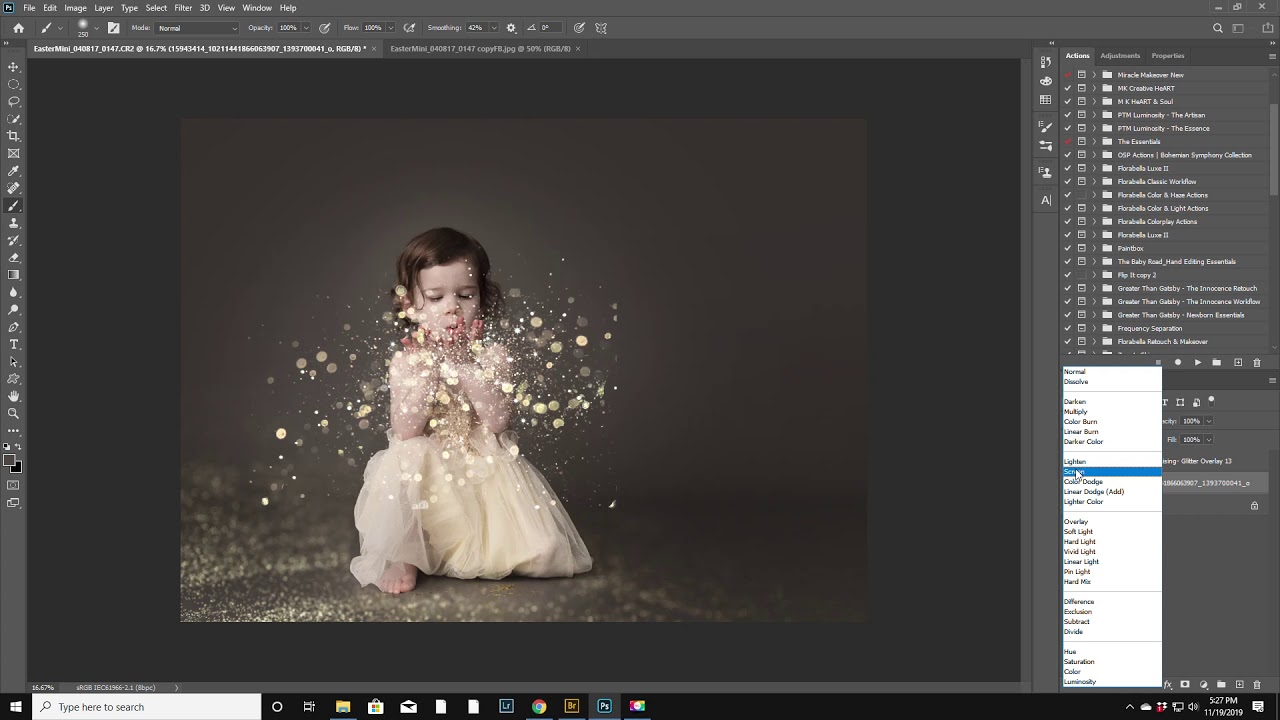 Glitter Overlay in Photoshop CC