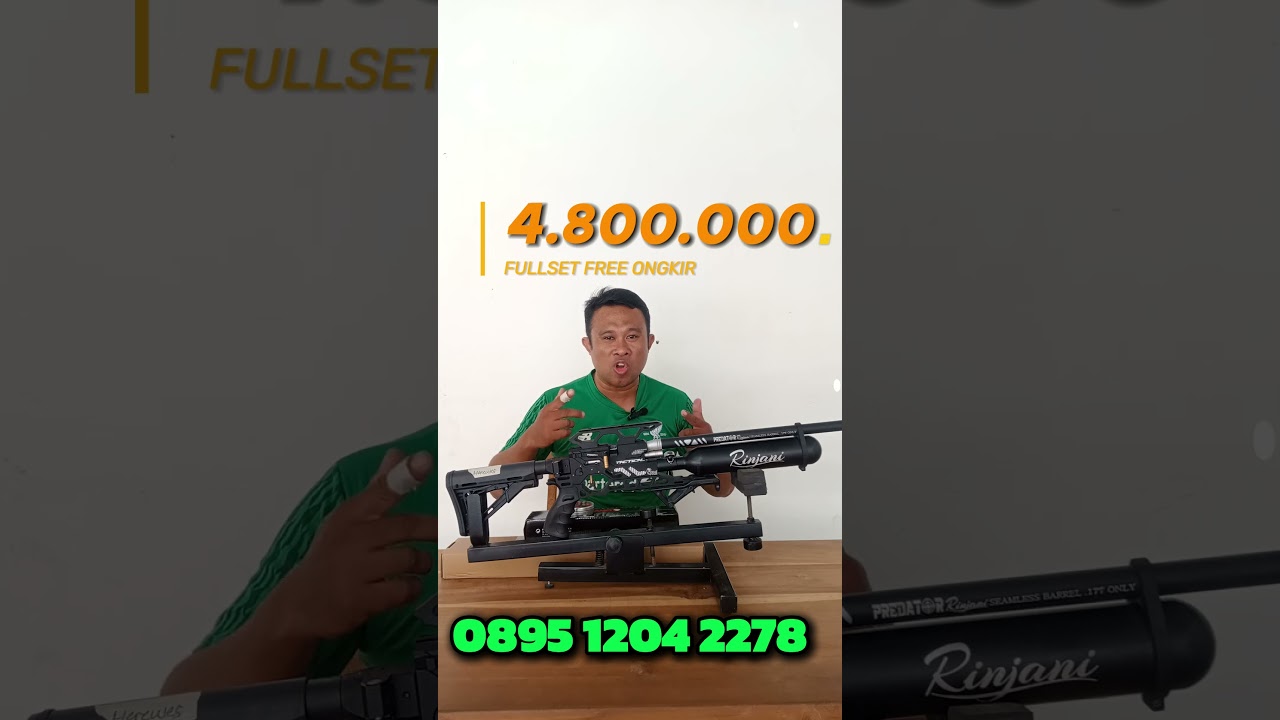 PREDATOR RINJANI GRATIS ONGKIR #promosenapanangin #senapananginberburu #senapananginbocap