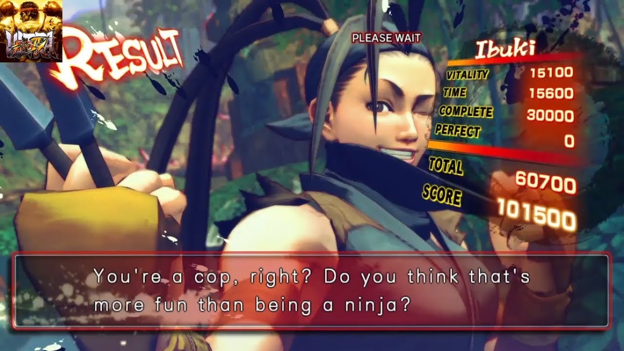 ULTRA STREET FIGHTER IV Ibuki Arcade Mode