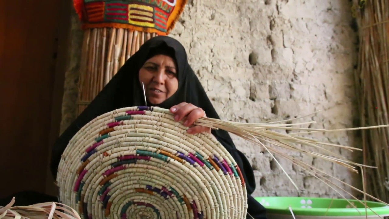 صناعة الاواني المنزلية من الخوص و العسق
