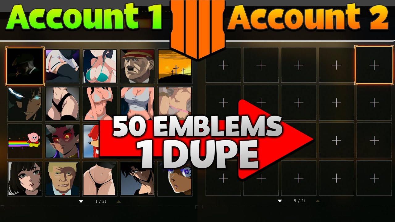 How to Duplicate 50 Emblems in ONE GO! Black Ops 4 Glitch Tutorial