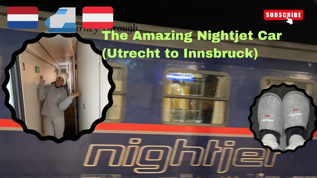 Overnight journey from NL🇳🇱 to Austria🇦🇹 in the NightJetCar 🚅 #travelvlog #hindivlog #europe #train 