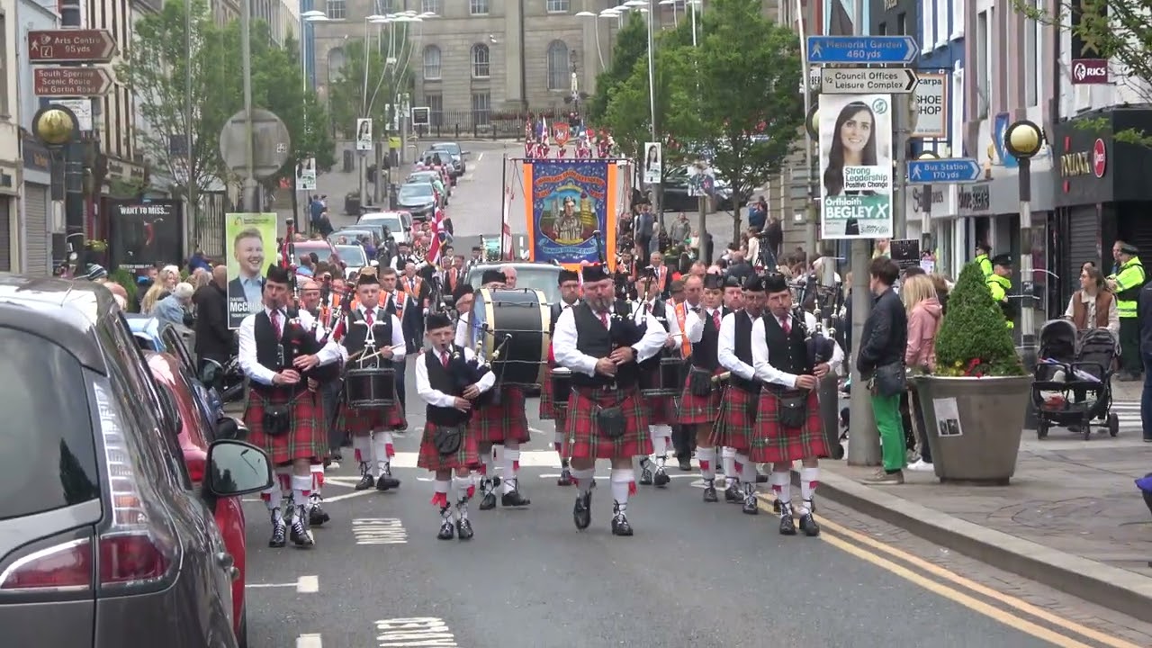 Mountfield Pipe Band @ Omagh Somme Parade 2024 (2)