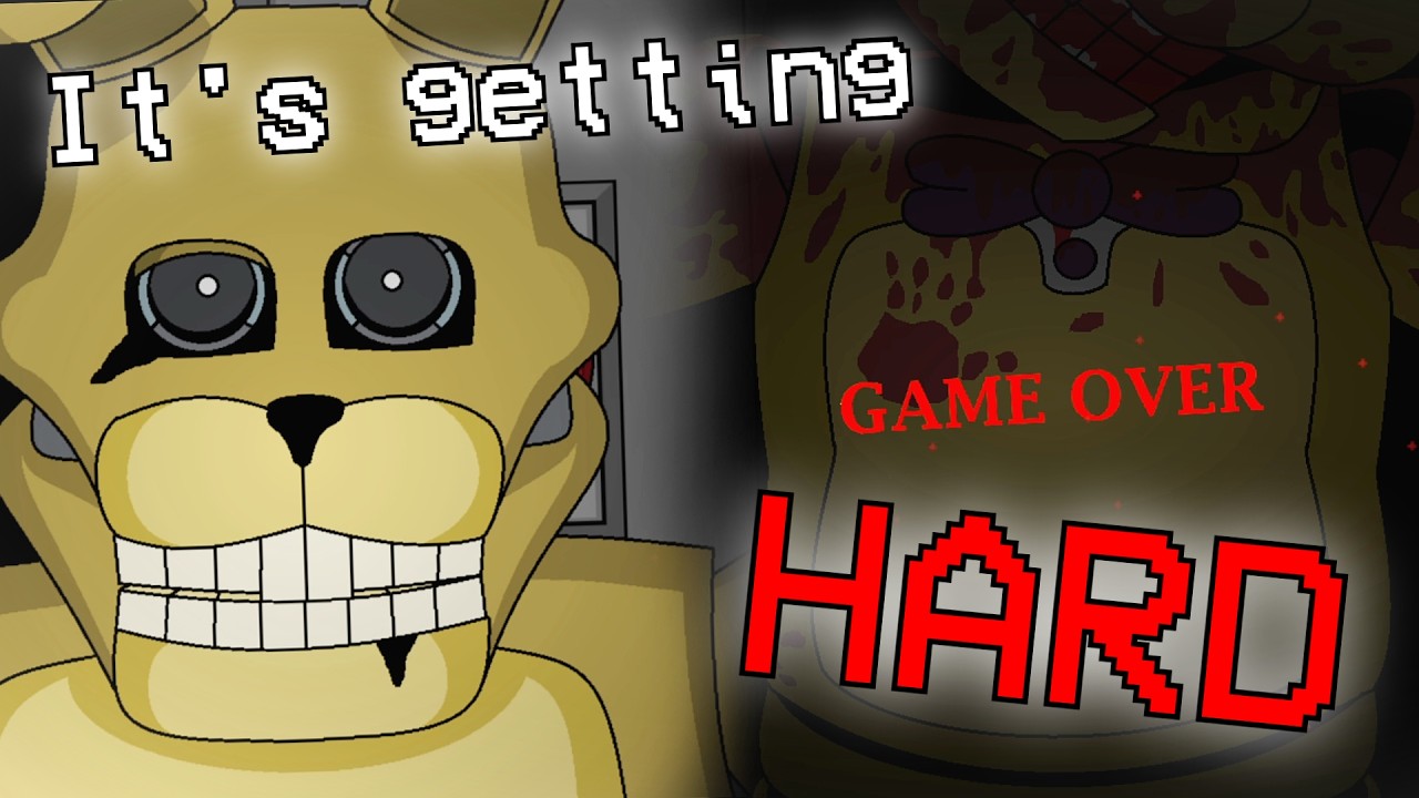 Things are getting HARD | Repainted In Gold | Nights 3-4 (FNAF Fangame)