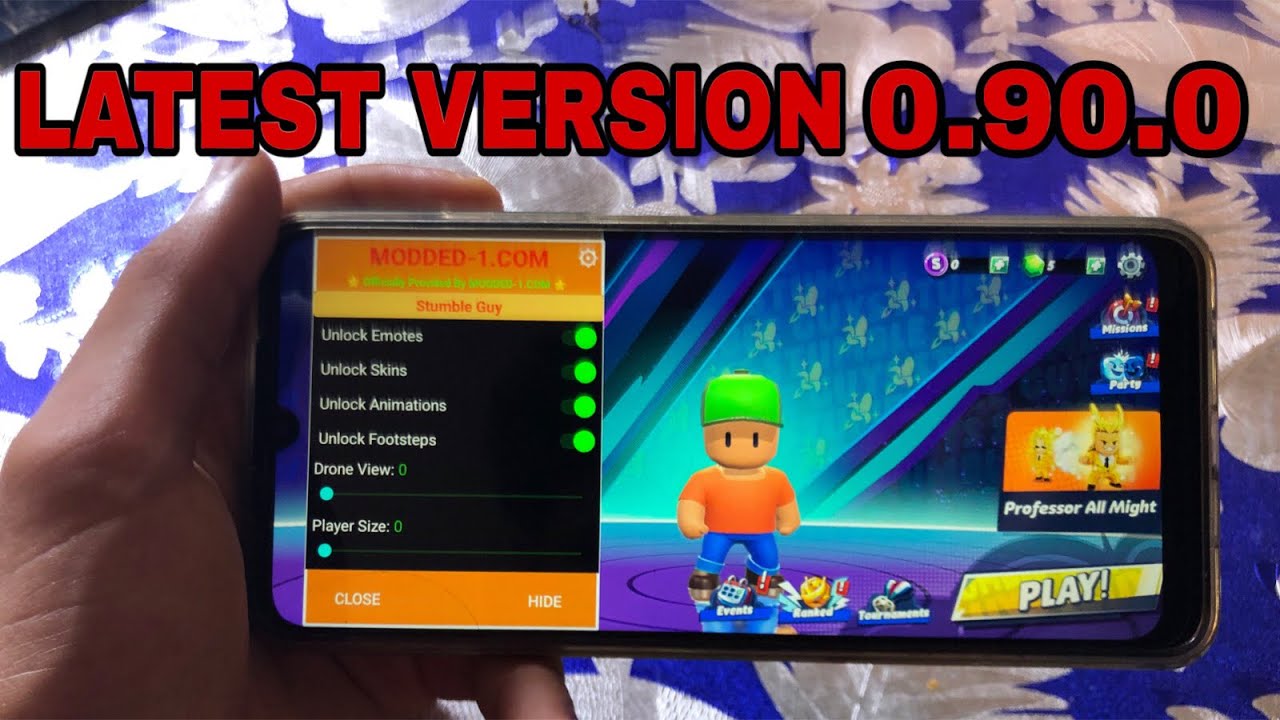 Download Stumble Guys Mod APK 0.90.0&ndash; Latest Mod Menu Version!