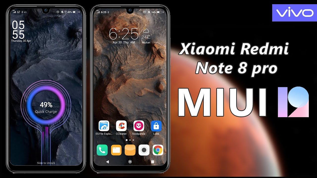 XIAOMI Note 8 pro MIUI 12 Theme For VIVO By IT MASTER