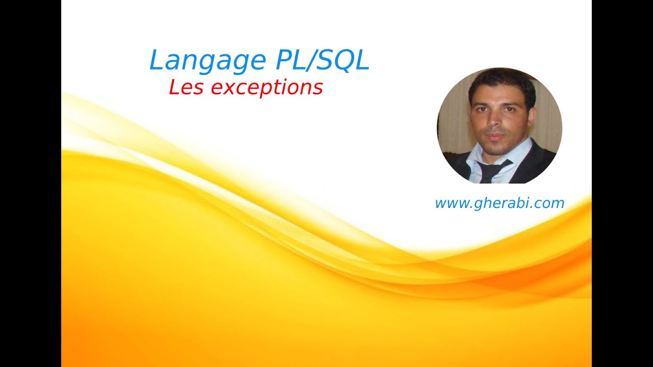 Langage PL/SQL : Les exceptions