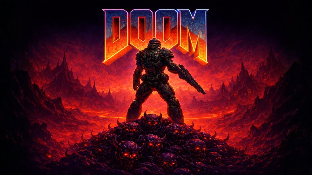 DOOM • 14 Track Heavy Dark Synthwave Onslaught (Pixel Wave)