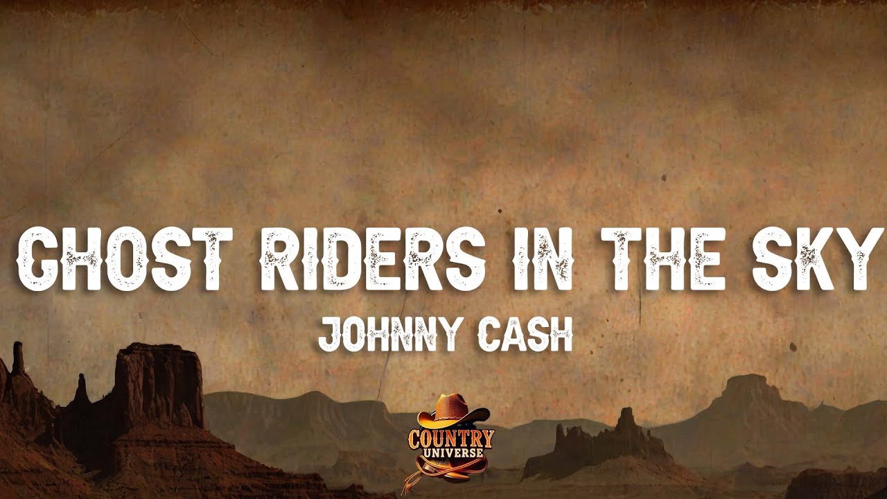 Johnny Cash - Ghost Riders in the Sky (Lyrics)