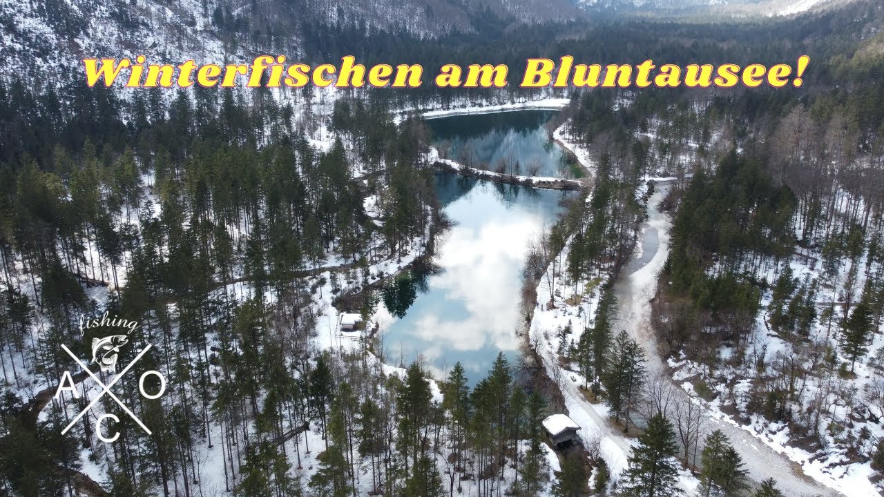 Die Winterforellen hatten richtig Lust - Fischen am Bluntausee!