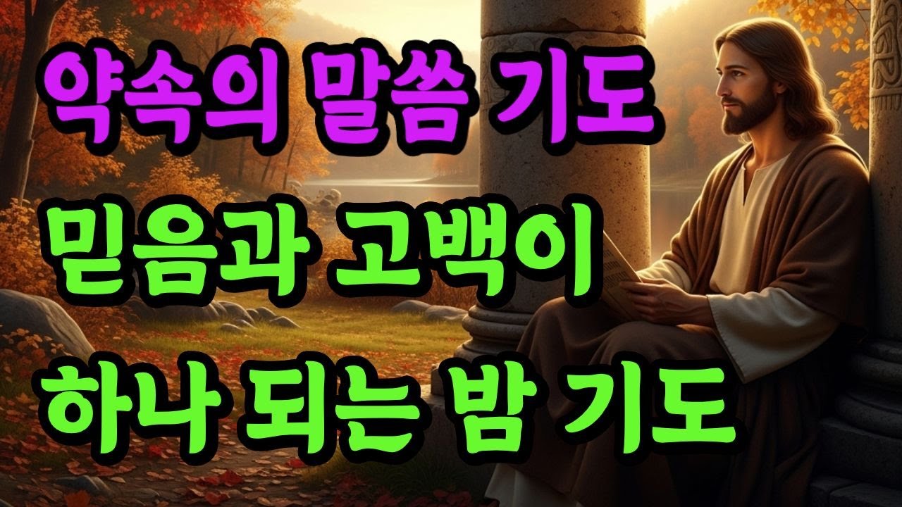 믿음과 고백이 하나 되는 밤 기도 #자면서듣는기도 #하루마무리기도 #약속의말씀기도