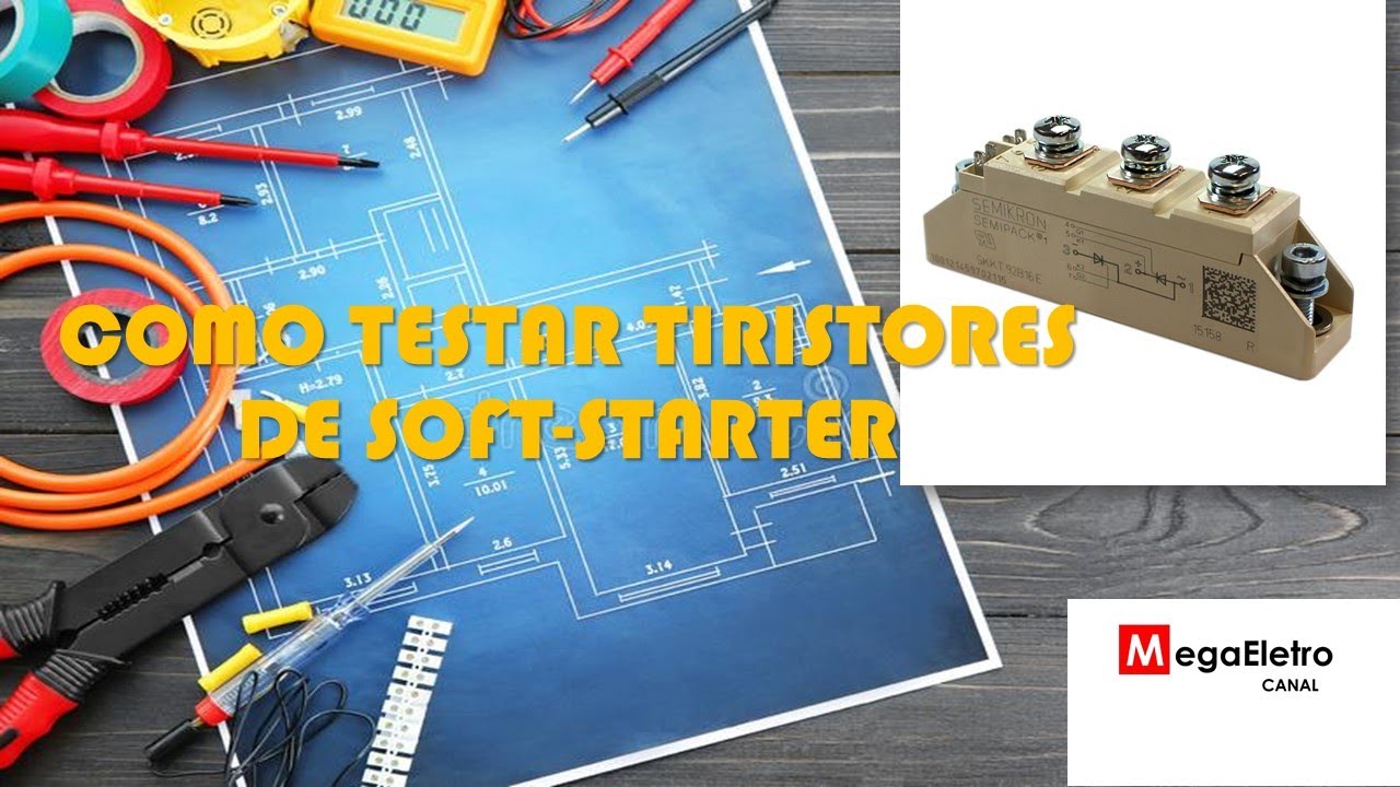 Como testar tiristores(SCR)de soft-starter.  (Erro 77)