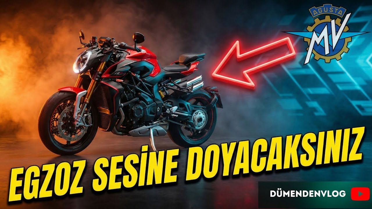 MV AGUSTA BRUTALE - EGZOZ SESİNE DOYACAKSINIZ - BRUTAL SOUND!! #mvagusta #mvagustabrutale #egzoz