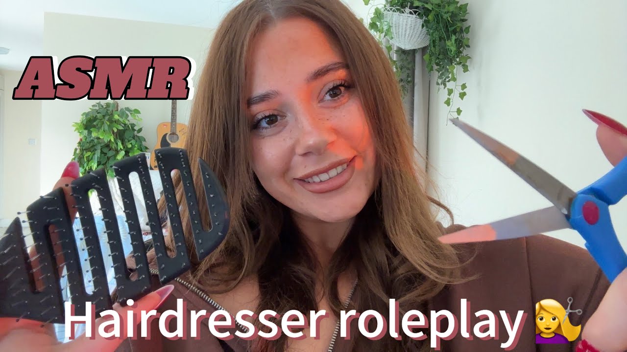 ASMR - cutting & styling your hair