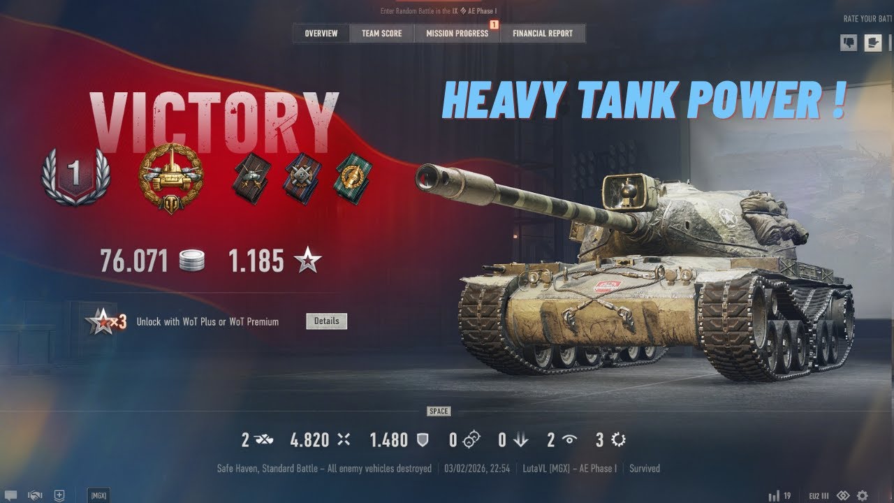 AE Phase I | BATTLEFIELD OWNED | World of Tanks