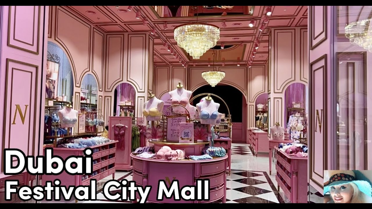 Dubai Festival City Mall / Full Walking Tour