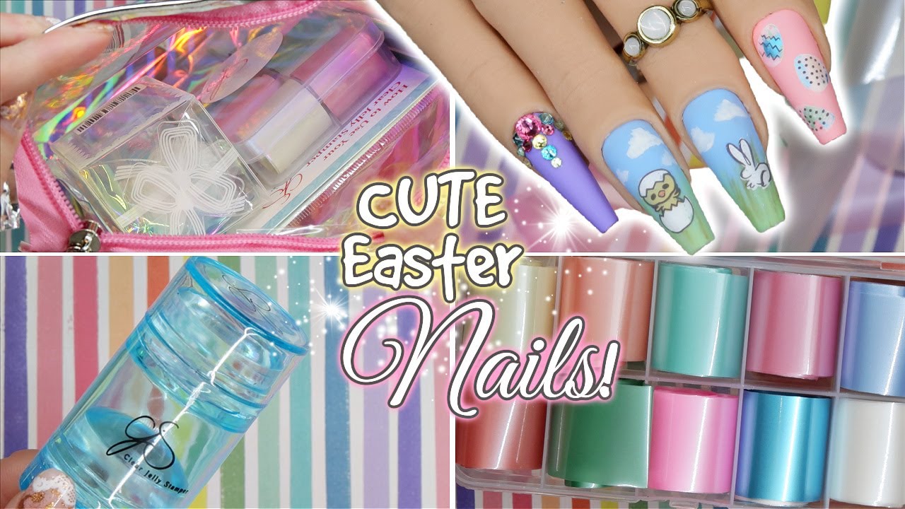 CUTE EASTER NAILS! DIY NAILS