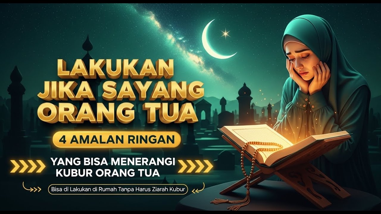 4 AMALAN PENERANG ALAM KUBUR ORANG TUA DAN PENYELAMAT DARI SIKSA KUBUR TANPA HARUS ZIARAH KUBUR