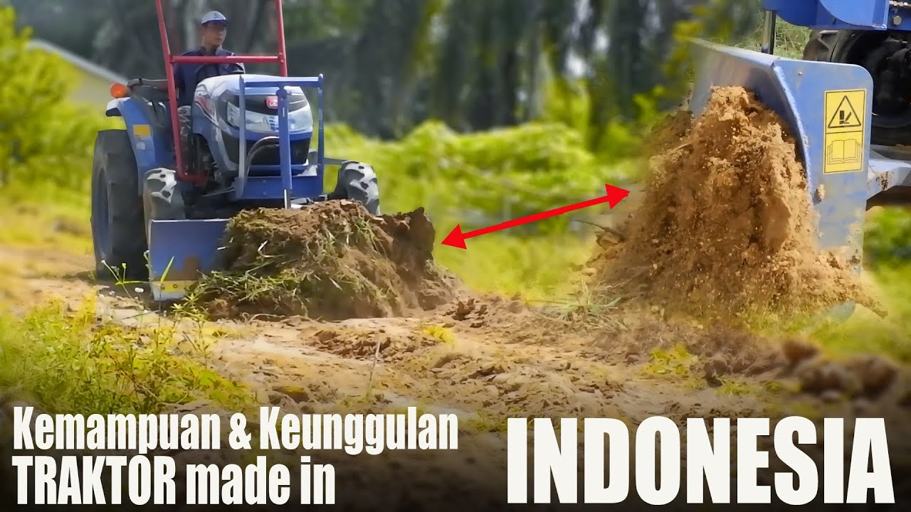 Pengoperasian ISEKI NT 548 FrontDozer pada lahan kering  gulma