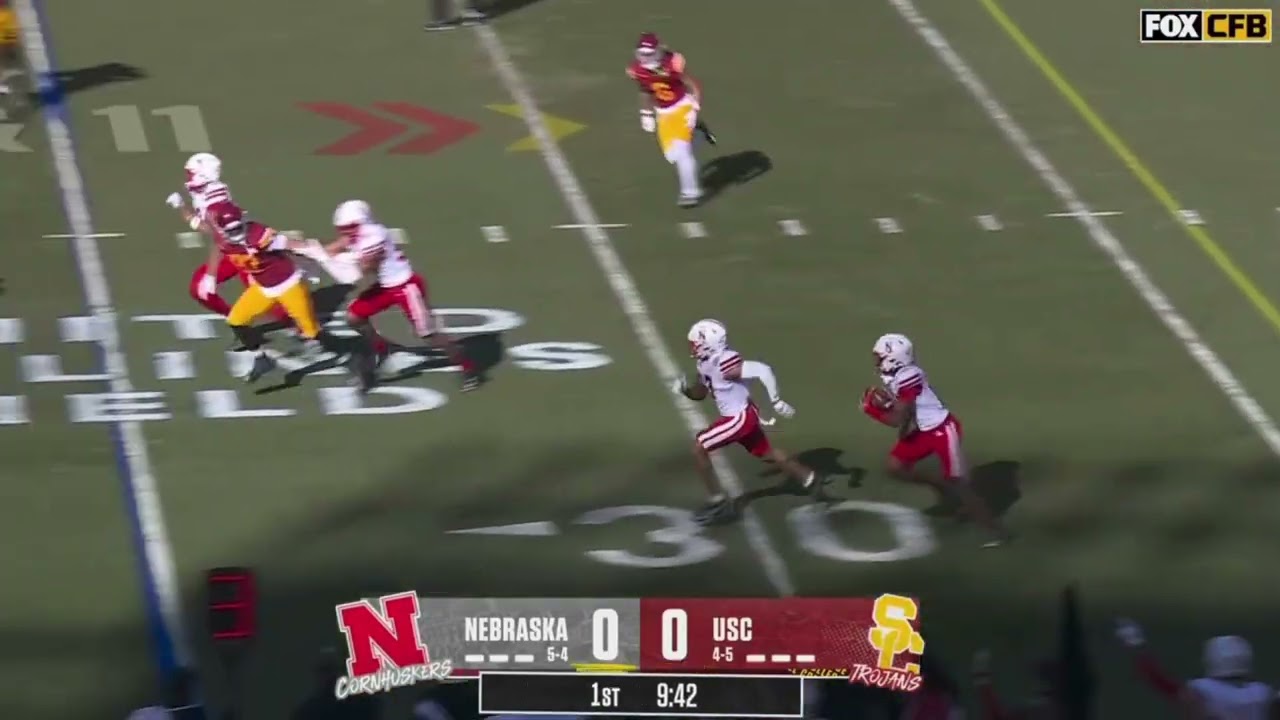 Ceyair Wright pick six vs USC 2024