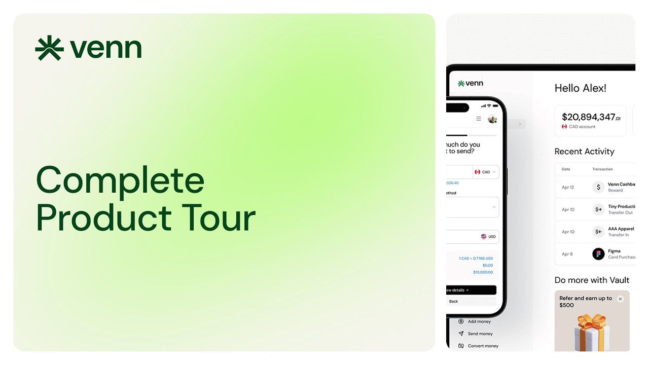 Venn Business Banking: Product Walkthrough (Full Tutorial)
