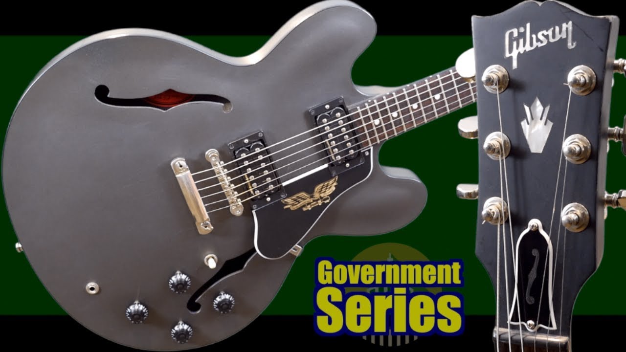 The Lone Governor | 2015 Gibson ES 335 Government Series Gun Metal Gray | Review + Demo
