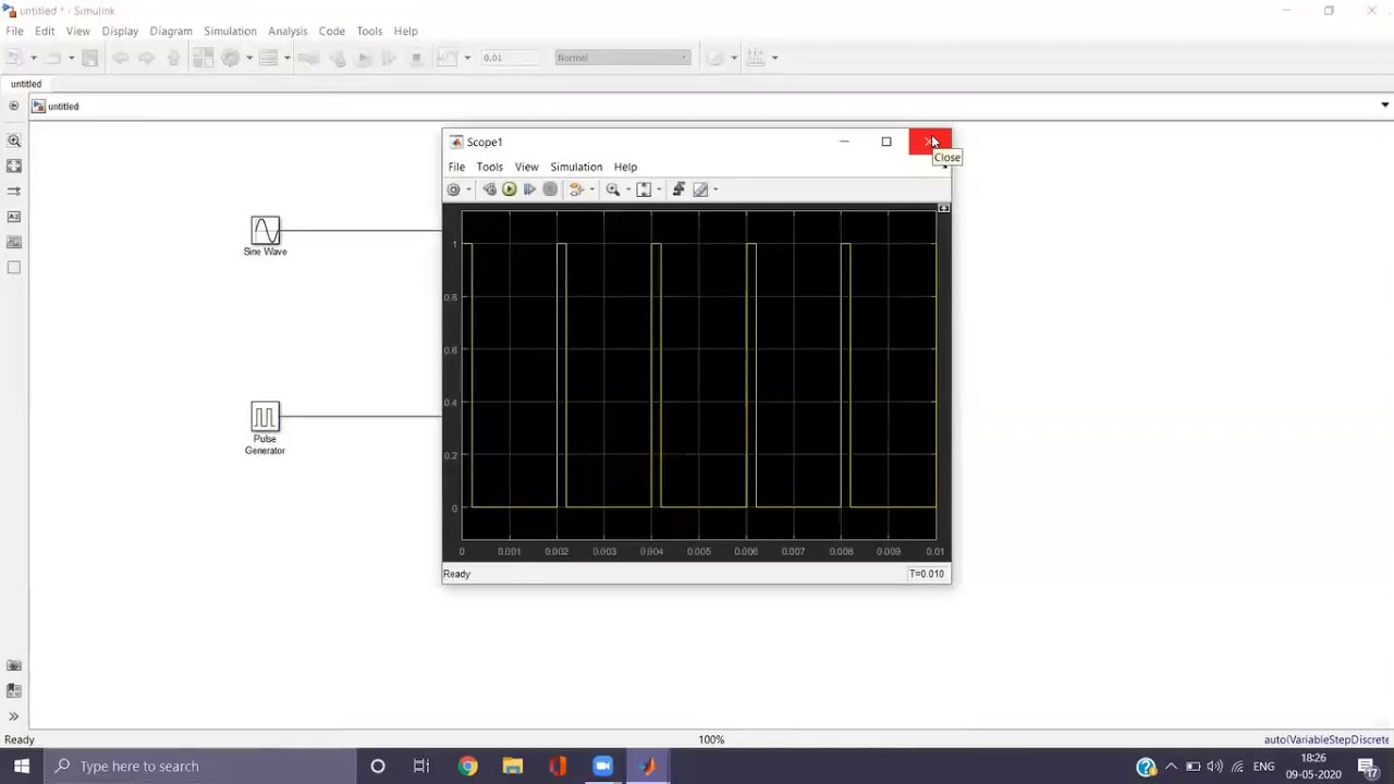 sampling theorem using simulink