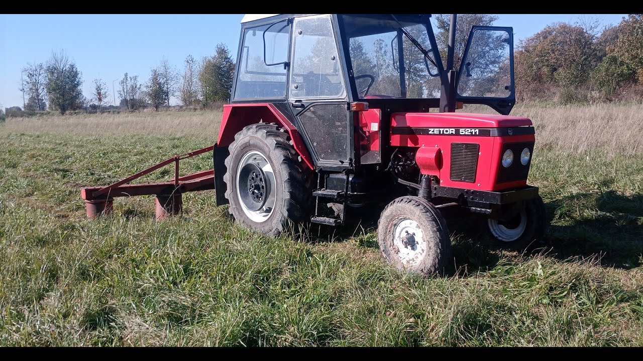 Zetor 5211 i Famarol Z-105/1 koszenie trawy w piękny sobotni dzień